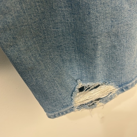 MOTHER SUPERIOR The Scrapper High Rise Ankle Straight Leg Jeans Size 23 - Picture 7 of 16